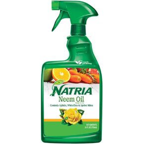 Natria 706250A Neem Oil Spray for Plants Pest Organic Disease Control, for Insects, 24-Ounce, Ready-to-Use