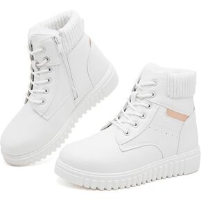 Women's Ankle Boots & Booties Waterproof Boots for Women Black Hiking Boots Women Combat Non Slip Snow Boots for Outdoor Work