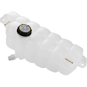 JDMON Engine Coolant Reservoir Tank w/Cap Replacement for Ford F150 V6 2.7L 3.3L 3.5L V8 5.3L 2015-2021, Expedition Lincoln Navigator 2018-2021 3.5L Expansion Tank Replacement for 603-318 FL3Z-8A080-A