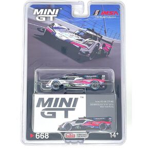 ARX-06 GTP #60 Tom Blomqvist Colin Braun Helio Castroneves Simon Pagenaud IMSA GTP Winner 24 Hours Daytona 2023 Limited Edition 4200 Pieces 1/64 Diecast Model Car True Scale Miniatures MGT00668