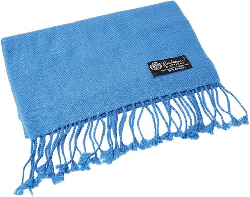 Cashmere Boutique: 100% Pure Cashmere Scarf with Tassels (25 Colors, Size: 12" x 60") in Saudi Arabia