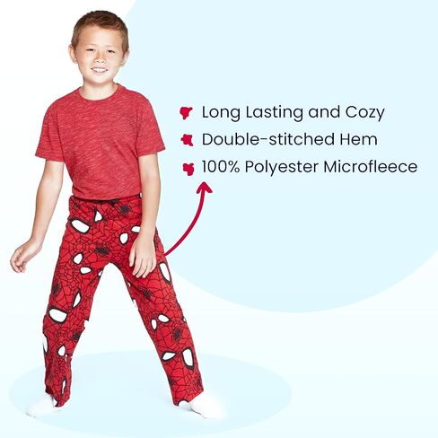 سروال بيجامة من الصوف المخملي للأولاد من Marvel Spider-Man in Kuwait