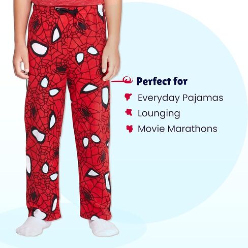 سروال بيجامة من الصوف المخملي للأولاد من Marvel Spider-Man in Kuwait
