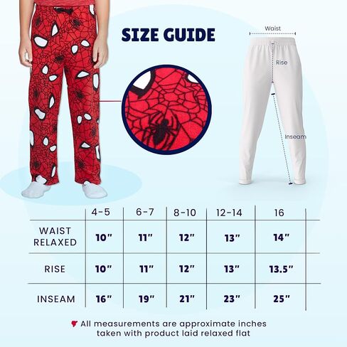 سروال بيجامة من الصوف المخملي للأولاد من Marvel Spider-Man in Kuwait