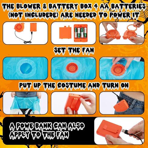 زي الهالوين القابل للنفخ زي الفلامنغو للبالغين زي هيكل عظمي فلامنغو قابل للنفخ لحفلات الهالوين التنكرية والمناسبات العائلية الداخلية والخارجية in Kuwait