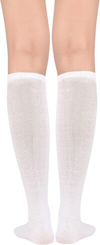 Women’s Knee High Socks Athletic Thin Thigh High Long Stocking Outdoor Sport Casual Knee Socks Tube Socks in Saudi Arabia