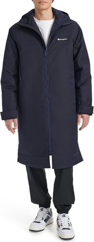 Champion Men's Full-Length Sideline Hooded Jacket with Quilted Lining in Saudi Arabia