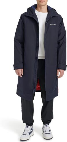 Champion Men's Full-Length Sideline Hooded Jacket with Quilted Lining in Saudi Arabia