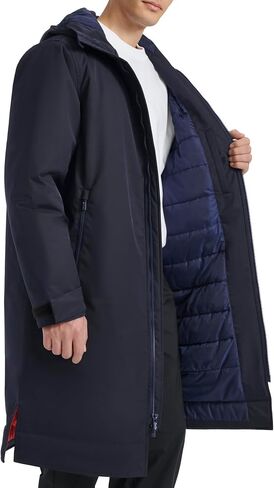 Champion Men's Full-Length Sideline Hooded Jacket with Quilted Lining in Saudi Arabia