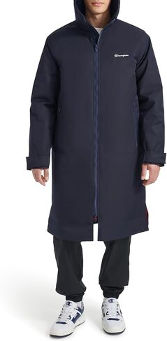 Champion Men's Full-Length Sideline Hooded Jacket with Quilted Lining in Saudi Arabia