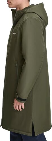 Champion Men's Full-Length Sideline Hooded Jacket with Quilted Lining in Saudi Arabia