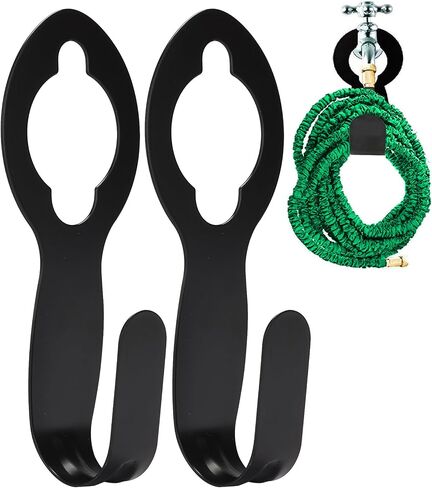 UNCO- Garden Hose Holder, Metal, Fit 50’ of 5/8" Hose, Garden Hose Hanger, Water Hose Holder, Water Hose Holders for Outside, Portable Hose Holder, Hanging Hose Holder, Garden Hose Carrier in Kuwait
