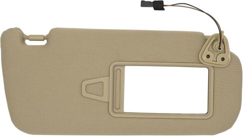 Passenger Right Side Sun Visor Compatible with Hyundai Elantra 2007 2008 2009 2010 Sun Shade with Light Replacement # 85202-2H110-4W Beige in Saudi Arabia