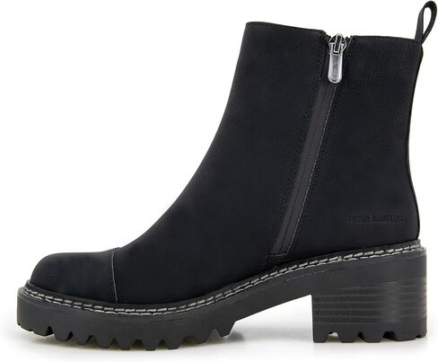 JBU Women's Rd Round Toe Fashion Comfort Inside Zipper Water Resistant Chelsea Boot in Saudi Arabia