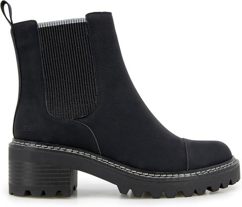 JBU Women's Rd Round Toe Fashion Comfort Inside Zipper Water Resistant Chelsea Boot in Saudi Arabia