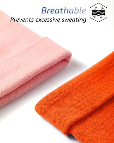 WESTEND 6 Pack Beanies for Men and Women - Unisex Knitted Warm Solid Color Multi-Packs in Saudi Arabia