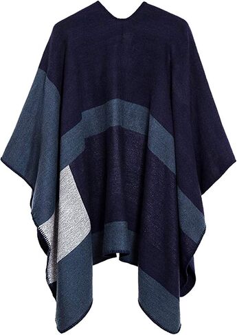 MissShorthair Women's Printed Shawl Wrap Fashionable Open Front Poncho Cape in Kuwait