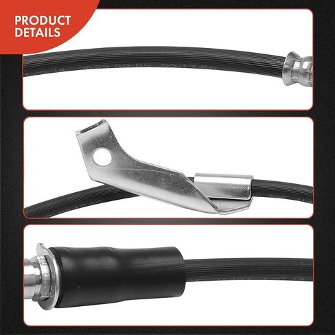 خرطوم هيدروليكي لفرامل الراكب الأمامي A-Premium متوافق مع موديلات مختارة من Chevy وPontiac وSaturn - Equinox 2005-2006، Torrent 2006، Vue 2003-2007 - استبدال # 22706713 in Saudi Arabia