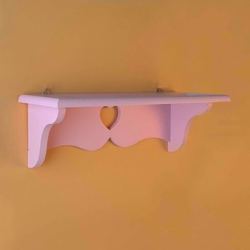 PEXIZUAN Kawaii Wood Floating Shelf Kawaii Wall Decor Kawaii Room Decor Kawaii Love Pink Room Decor (Pink) in Kuwait