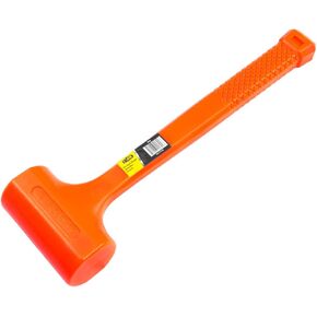 Stark Dead Blow Hammer 9 lb Pound with Non-Marring Rubber Coating 9lbs Head, Orange
