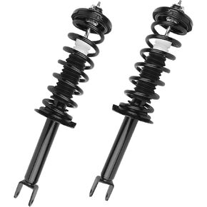 KUSATEC Rear Pair Complete Struts Shock Absorber fit for Honda Accord 2008-2012, 172563 Left/Right Struts with Coil Spring Assemblies