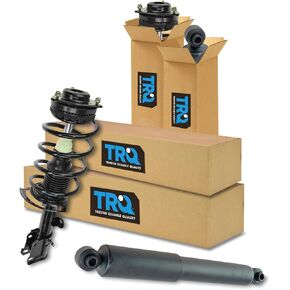 TRQ Front and Rear Complete Strut Assembly & Shock Absorber Kit Complete Strut & Coil Spring Assembly Compatible with 2008-2016 Chrysler Town & Country 2008-2020 Dodge Grand Caravan