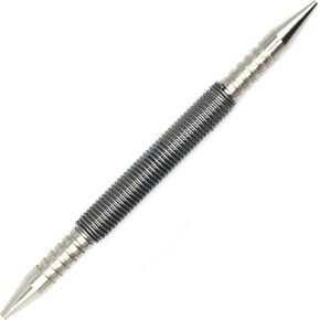 WHLLING 2-Piece Dual Head Nail Setter and Hinge Pin Punch Set, Hammerless 1/32″& 1/16″Spring Nail Set, 5000 PSI Striking Force Door Pin Removal Tool