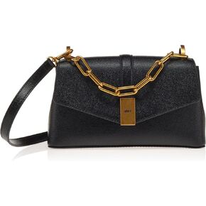 DKNY Conner Shoulder Bag, Black/Gold