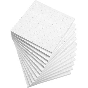 12 Pieces Mini Dotted Sticky Notes 3 x 3 Inch Graph Self Stick Paper Pad Sticky Paper Dot Grid Sticky Notepad for Graphing, Architects, Teachers Art Journals Office Home Supplies