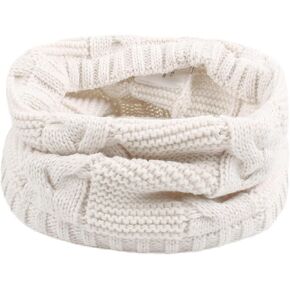 OMUKY Kids Scarf Knitted Neck Warmer infant Toddler Girls Boys Cold Weather Soft Scarves