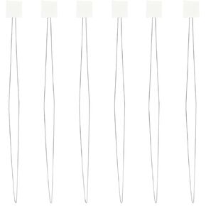 YEQIN 12 Pcs Long Needle Threaders (21cm) for Punch Needles Embroidery Floss Cross Stitch DIY Sewing Craft Works