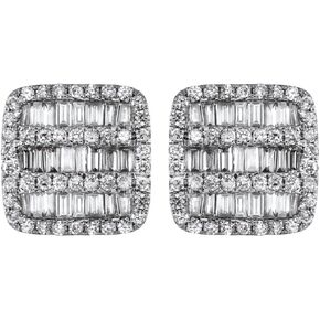 كبير مثلج مربع أبيض مطلي بالذهب 925 الفضة الاسترليني للجنسين هيبوالرجينيك 5A تشيكوسلوفاكيا حجر الهيب هوب مايكرو تمهيد مثلج الرغيف الفرنسي مسمار المسمار الخلفي آخر الأقراط الكبيرة مجوهرات هدايا للرجال النساء in Kuwait