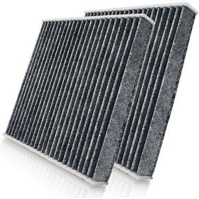 Cabin Air Filter For Santa Fe/Sonata/Kia Cadenza/Optima/CAPTIVA SPORT/EQUINOX/TERRAIN/Azera/Sedona/Vue/Replacement for CF11819, CP819, 2 Pack (Carbon)