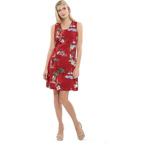 Hawaii Hangover Women's Tank Fit Dress Christmas Santa Classic Dress