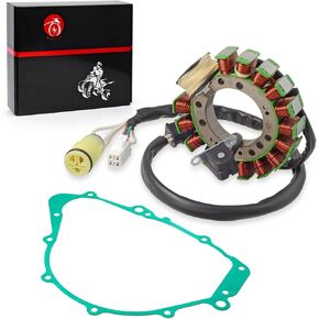 Magneto Stator and Gasket For YAMAHA Grizzly 600 YFM600 1999 2000 2001 5GT-85510-00-00 4WV-15451-00-00