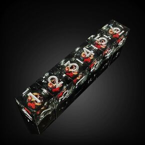 HAOMEJA DND Resin Dice Beholder's Dragon Eye Liquid Core Dice Set with Gift Eye Bag, Sharp Edges Dice Set 7 PCS Apply to Dungeons and Dragons Dice D20 D12 D10 D100 D8 D6 D4 (Eye Green)
