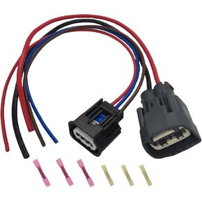 2 Pcs Electrical Power Steering (EPS) Type 1 Pump Wire Connector Pigtail Plug Wire Harness Fit for 2005-2009 Volvo Ford Replaced Part Number 30728420 30658215