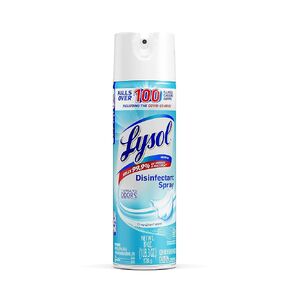 Lysol Disinfectant Spray, Sanitizing and Antibacterial Spray, For Disinfecting and Deodorizing, Crisp Linen, 19 fl oz (Pack of 12)
