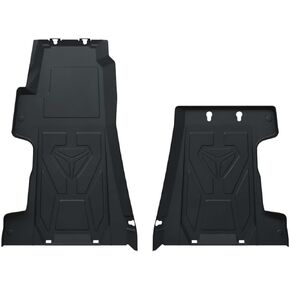 Polaris Slingshot All-Weather Floor Mats for S, SL, R & SLR Models, Driver and Passenger Side Protection, Rubber, Deep Channels for Water, Mud and Dirt, Set of 2-2889323