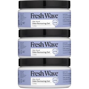 Fresh Wave Odor Removing Gel Refill, 63 oz. | Pack of 2 | Safer Odor Absorbers for Home | Natural Plant-Based Odor Eliminator | Every 15 oz. lasts 30-60 Days | For Cooking, Trash & Pets