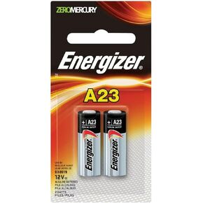 Energizer A23 Battery, 12 Volt, 4 Batteries (2 X 2 Count Retail Packages)