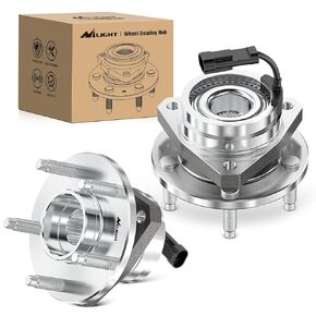 Nilight Front Wheel Hub and Bearing Assembly for Chevrolet Malibu 2004-2006 2007-2011 2012, HHR & Cobalt 2008-2010, Pontiac G6 2005-2010, Saturn Aura 2007-2009 with ABS & 5-Lug, OEM 513214