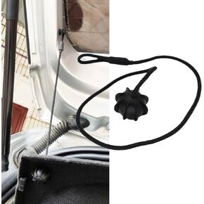 HAOBO Rear Parcel Shelf String, Tonneau Cover Strap Cord, Rear Trunk Parcel Shelf String Hanging Rope, Hatchback Trunk Cover Straps Universal Car Accessories Replacement for Most Cars