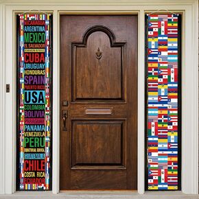 Hispanic Heritage Month Decorations Outdoor Hispanic Heritage Month Porch Sign Banner National 22 Spanish Speaking Countries Latino Heritage Month Decorations and Supplies for School Classroom Office