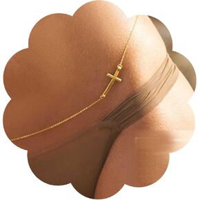 Boho cross waist chain gold cross belly chain cross crucifix body chain cross waist belts summer bikini waist body chain Jewelry for Women