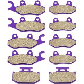 SCITOO Carbon Fiber Brake Pads Fit for 08 09 11 12 13 for Yamaha Rhino