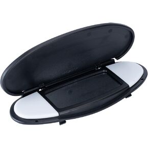 Rldym Sun Visor Vanity Makeup Mirror Cover 51167361833 51167361834 for BMW Mini Cooper Cooper S Clubman Hatchback Countryman R55 R58 R60 2007-2014, Black