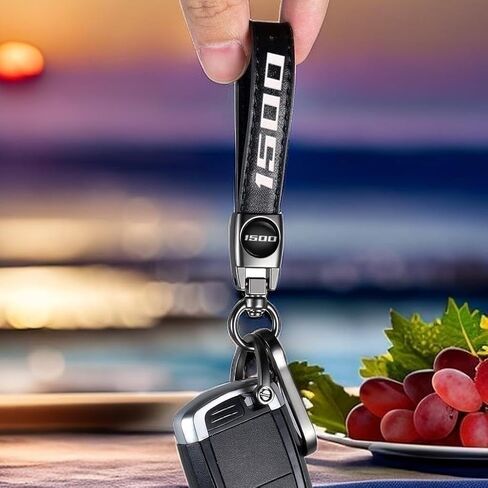 سلسلة مفاتيح سيارة من الجلد الأصلي ملحقات حلقة مفاتيح لشاحن تشالنجر داكوتا SRT 392 المنتقم دورانجو in Kuwait