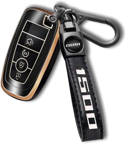 سلسلة مفاتيح سيارة من الجلد الأصلي ملحقات حلقة مفاتيح لشاحن تشالنجر داكوتا SRT 392 المنتقم دورانجو in Kuwait