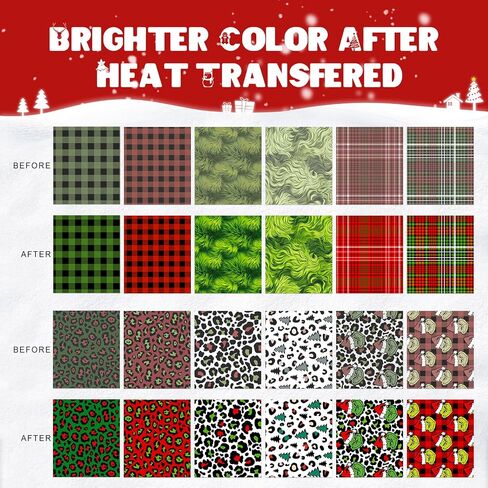 HTVSTD Christmas Sublimation Ink Transfer Sheets 12 Sheets 12inches * 10inches Leopard Pattern Sublimation Paper Pattern Transfer Sheets for Mugs Tumblers DIY in Saudi Arabia